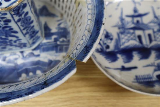 A group of Chinese export porcelain, Kangxi to Qianlong period